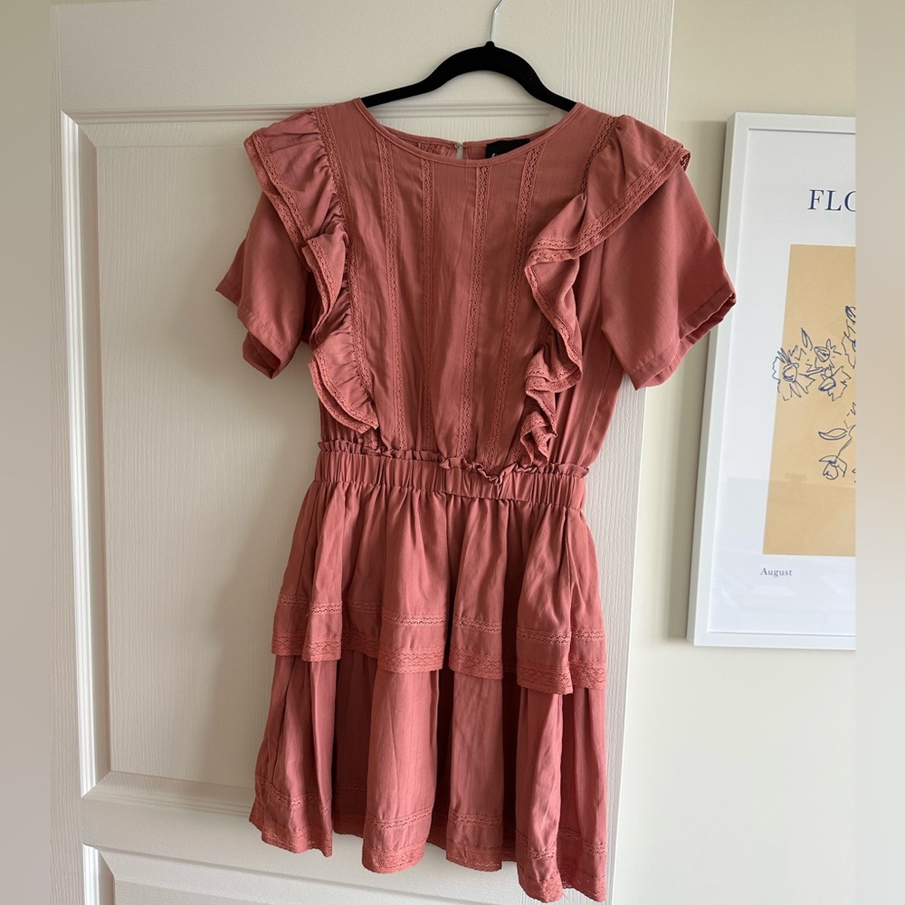 Line & Dot Mini Dress